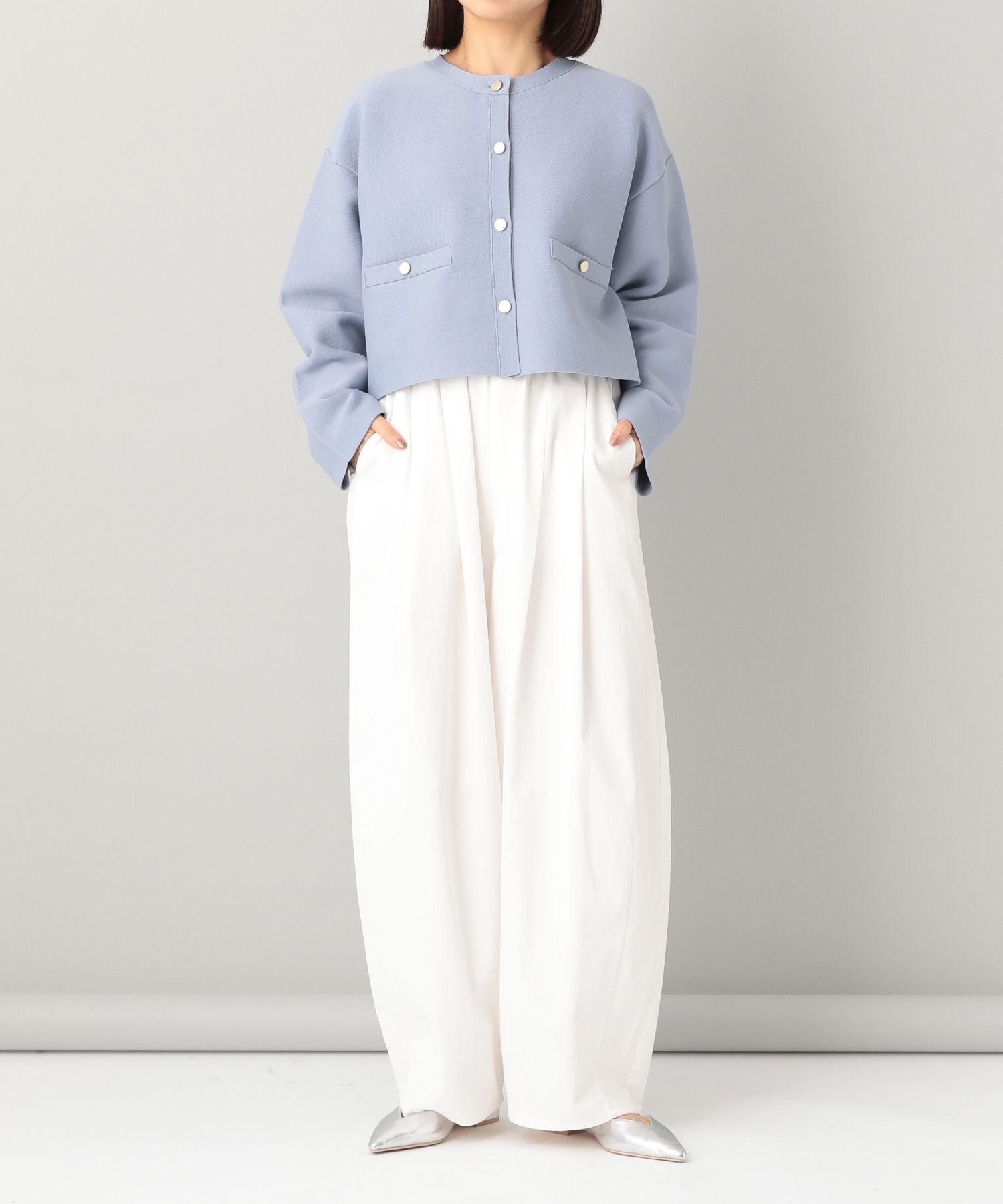 A part by 「スポンディッシュキンボタンクルーカーディガン」|ニット・セーター|