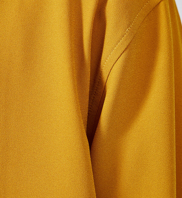 ABAHOUSE「【ノーカラー】ライト ジョーゼット カーディガン / ボタンレスカーディガン」|カーディガン|