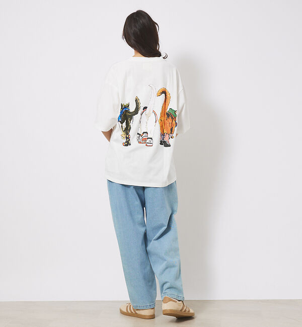 ABAHOUSE「【CORISCO/コリスコ】 Animal猫 Tシャツ/アニマルTシャツ【予約】」|Tシャツ・カットソー|