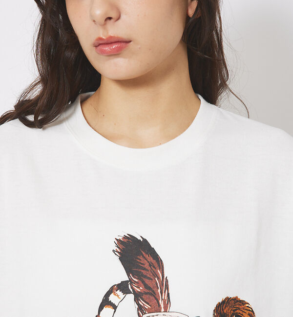 ABAHOUSE「【CORISCO/コリスコ】 Animal猫 Tシャツ/アニマルTシャツ【予約】」|Tシャツ・カットソー|