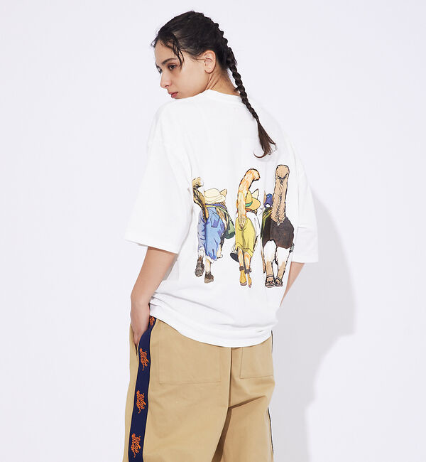 ABAHOUSE「【CORISCO/コリスコ】 Animal猫 Tシャツ/アニマルTシャツ【予約】」|Tシャツ・カットソー|