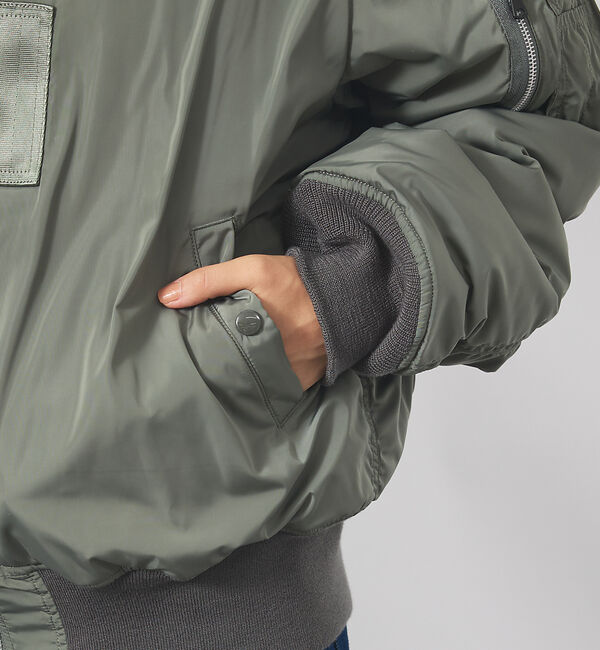 ABAHOUSE「【Valley Apparel / バレーアパレル】LIGHT MA-1 フライ」|ミリタリー・モッズコート|