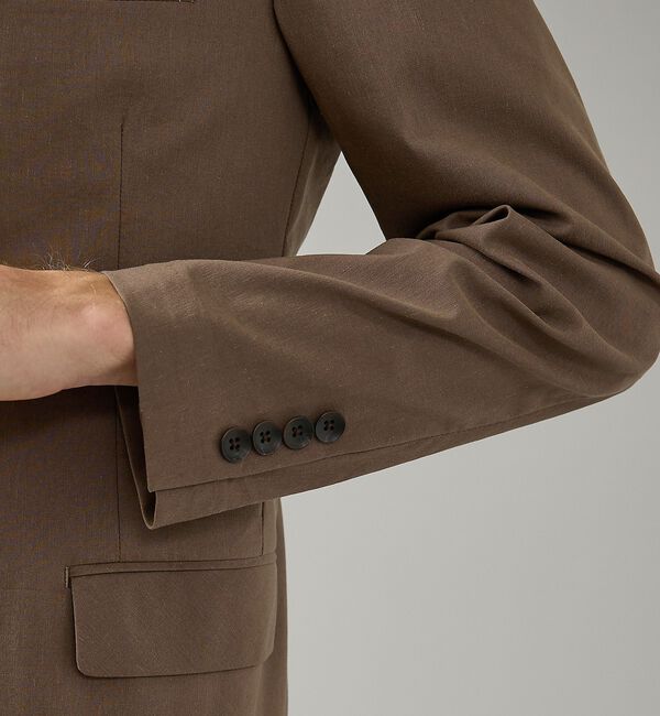 ABAHOUSE「【セットアップ対応】スーパーストレッチ リネンジャケット/ FLEX JACKE」|テーラードジャケット|