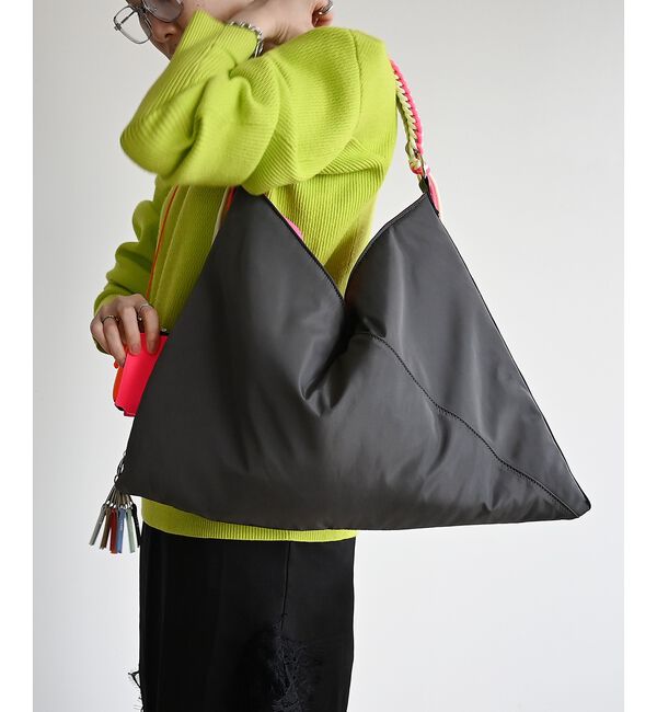 ABAHOUSE「【cheek/チーク】ネオンハンドルトライアングルショルダー/C26002/ショ」|ショルダー・メッセンジャー|