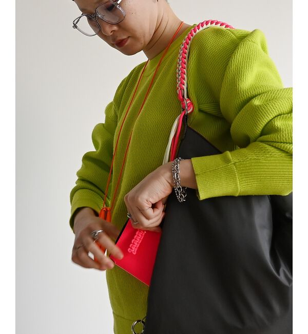 ABAHOUSE「【cheek/チーク】ネオンハンドルトライアングルショルダー/C26002/ショ」|ショルダー・メッセンジャー|