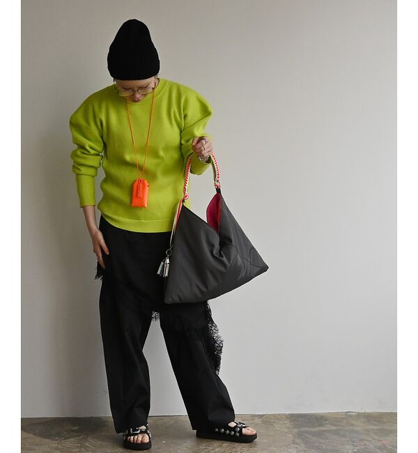 ABAHOUSE「【cheek/チーク】ネオンハンドルトライアングルショルダー/C26002/ショ」|ショルダー・メッセンジャー|