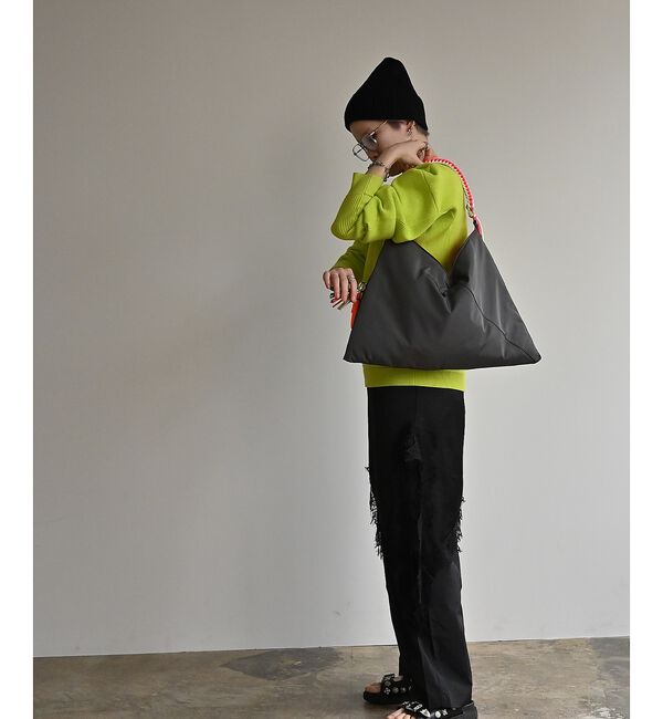 ABAHOUSE「【cheek/チーク】ネオンハンドルトライアングルショルダー/C26002/ショ」|ショルダー・メッセンジャー|