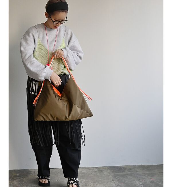 ABAHOUSE「【cheek/チーク】ネオンハンドルトライアングルショルダー/C26002/ショ」|ショルダー・メッセンジャー|