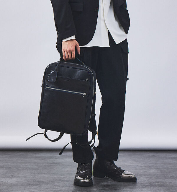 alfredoBANNISTER「【ソフトレザー】ドレープ ミラートゥ サイドゴア ブーツ」|ショートブーツ|