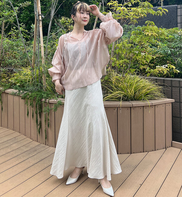 Rouge vif「切替フィブリルマキシスカート」|スカート|