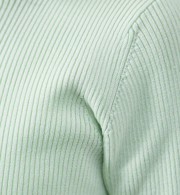 qualite「バイカラースリーブニット」|ニット・セーター|