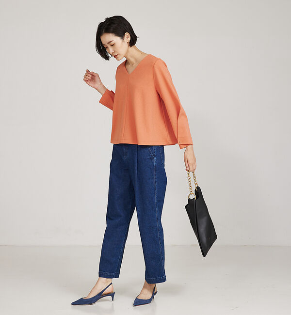 qualite「【e&times;qualite】トラウザーデニム」|デニム|