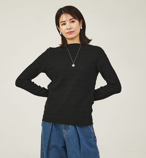 abahouse mavie「シャーリングメロープルオーバー」|シャツ・ブラウス|