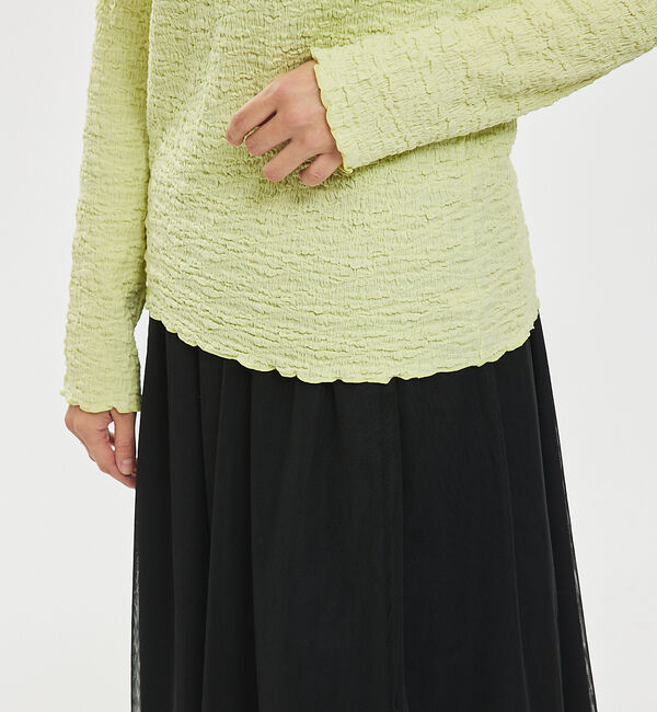 abahouse mavie「シャーリングメロープルオーバー」|シャツ・ブラウス|