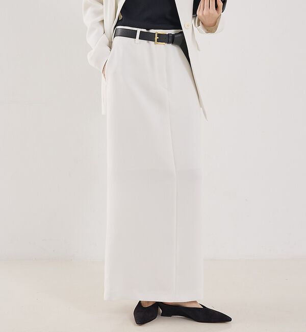 The Store by C' 「【COCUCA】ストレートスカート」|スカート|オフホワイト