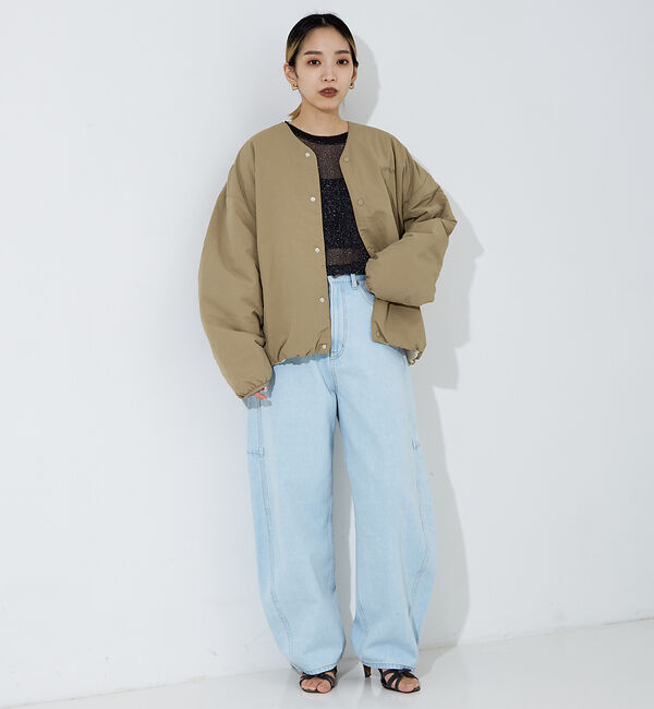 NOMINE「カーブデニム パンツ」|デニム|