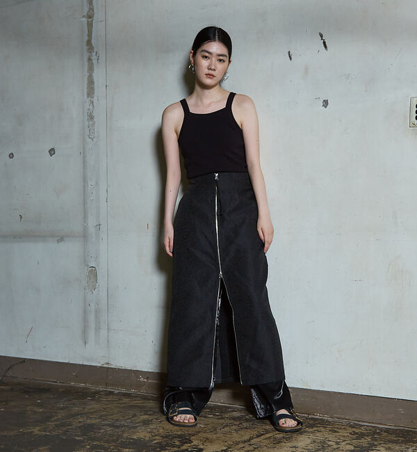 NOMINE「ジャガード ジップ スカート」|スカート|