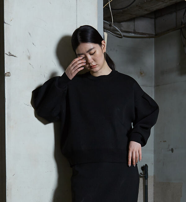 NOMINE「【上下2点セット/セットアップ対応】プレーティングニットセットアップ【WEB限定」|ニット・セーター|