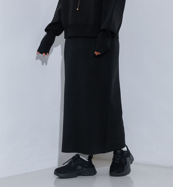 NOMINE「【上下2点セット/セットアップ対応】プレーティングニットセットアップ【WEB限定」|ニット・セーター|