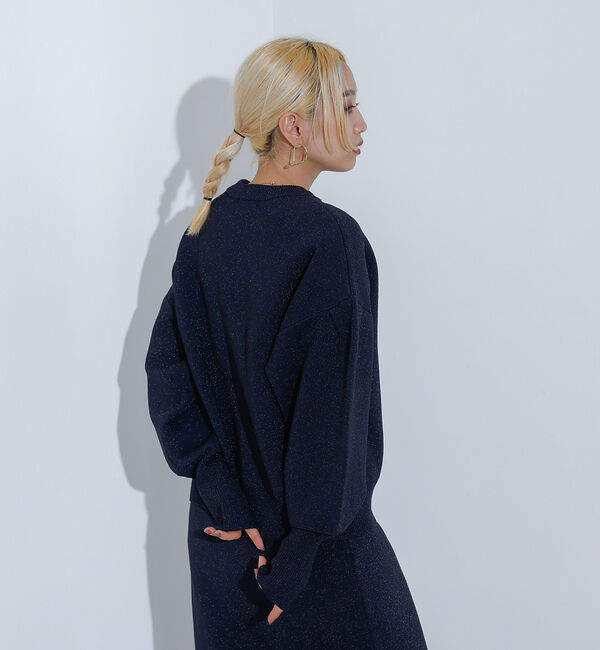 NOMINE「【上下2点セット/セットアップ対応】プレーティングニットセットアップ【WEB限定」|ニット・セーター|