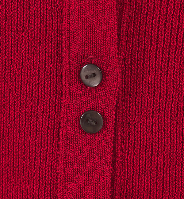 NOMINE「ショルダータック ポロニット カーディガン」|ニット・セーター|