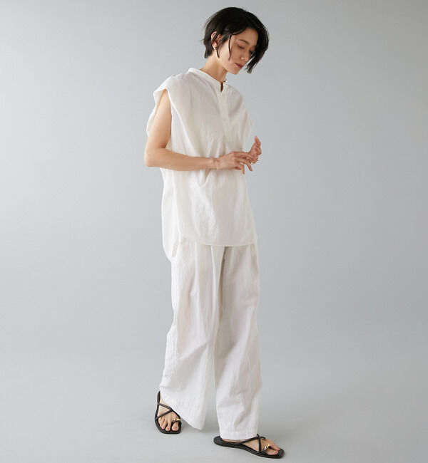 Liesse「高機能素材スキッパーシャツ」|シャツ・ブラウス|