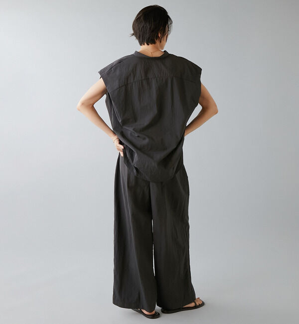 Liesse「高機能素材スキッパーシャツ」|シャツ・ブラウス|