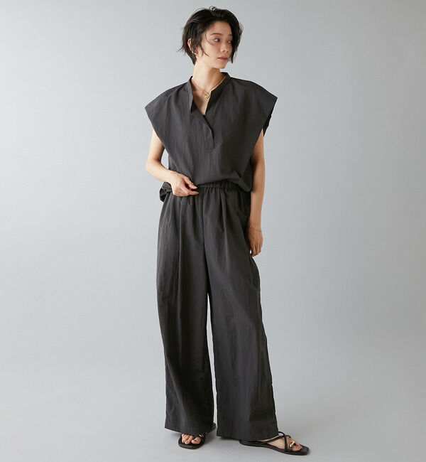 Liesse「高機能素材スキッパーシャツ」|シャツ・ブラウス|