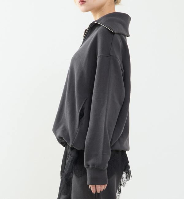 SOFFITTO「【A_/エース】ハーフジッププルオーバー」|スウェット・ジャージ|