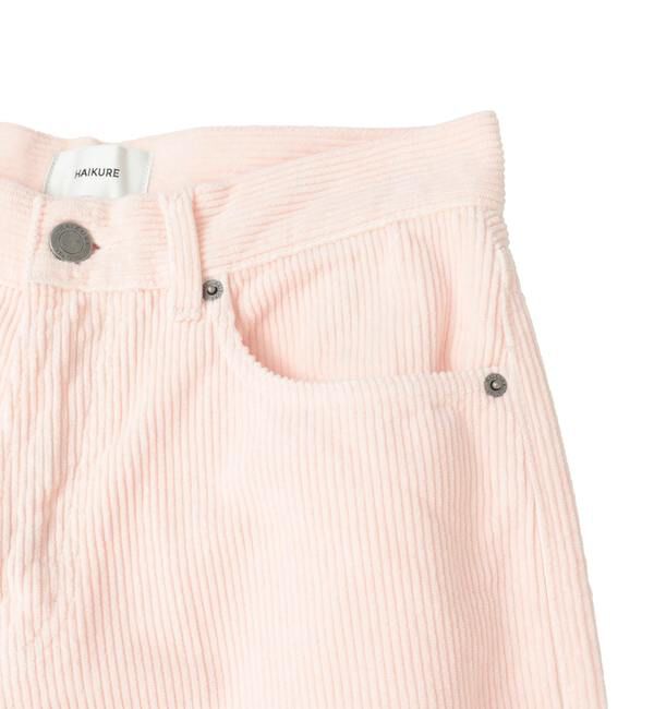 SOFFITTO「【HAIKURE/ハイクル】BETHANY ASIAN FIT VELVET VIC：コーデュロイパンツ」|その他|