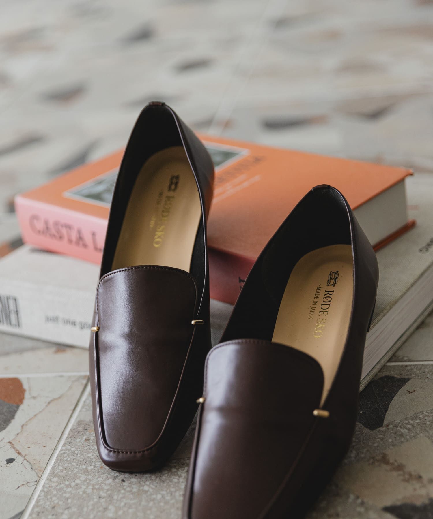 RODE SKO「『MADE IN JAPAN』スクエアトゥプチメタルローファー」|ローファー|