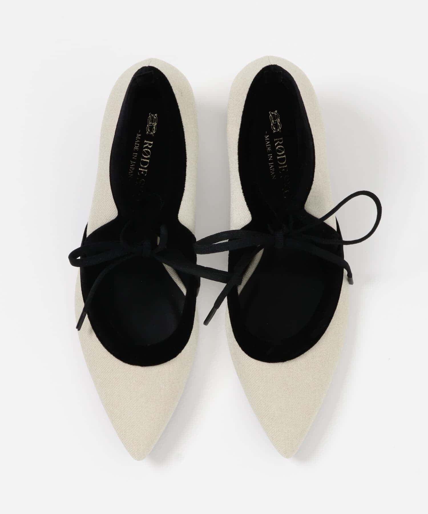 RODE SKO「『MADE IN JAPAN』チャンキーヒールリボンパンプス」|パンプス|