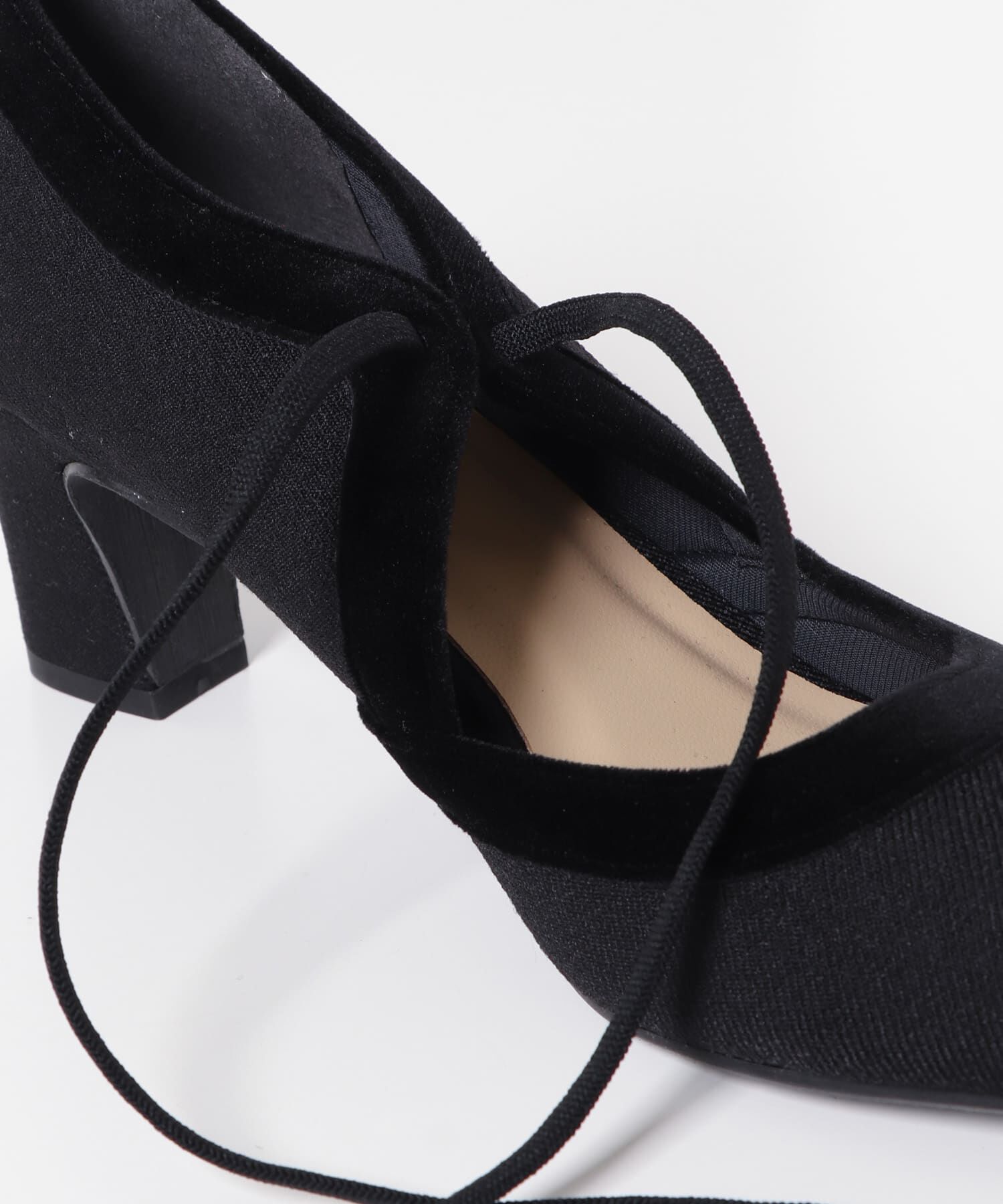 RODE SKO「『MADE IN JAPAN』チャンキーヒールリボンパンプス」|パンプス|