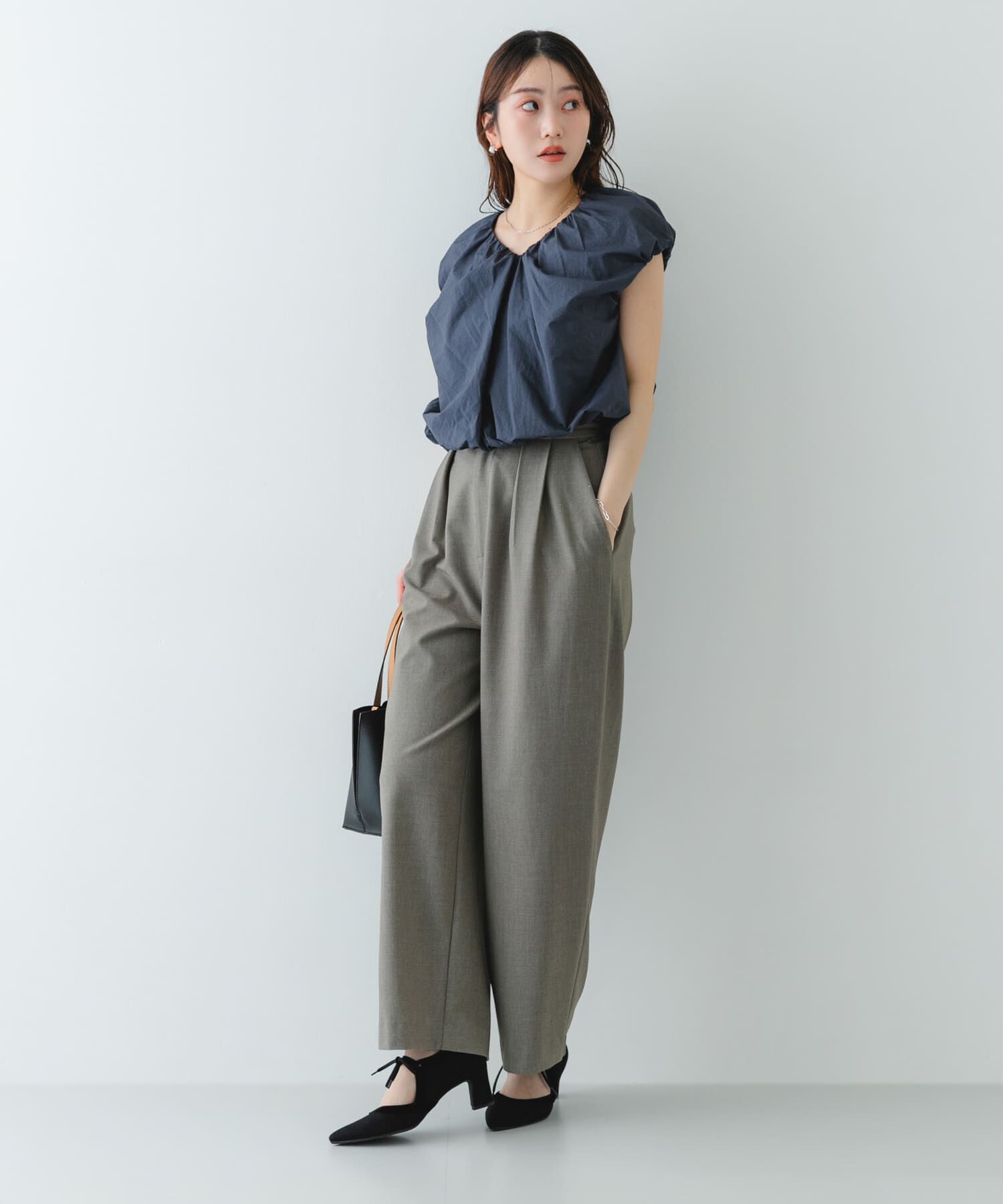 RODE SKO「『MADE IN JAPAN』チャンキーヒールリボンパンプス」|パンプス|