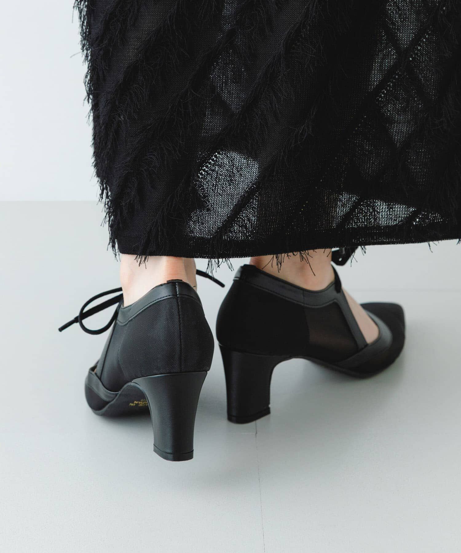 RODE SKO「『MADE IN JAPAN』チャンキーヒールリボンパンプス」|パンプス|