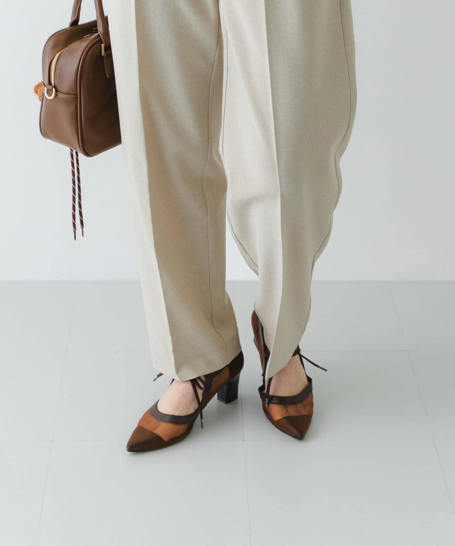 RODE SKO「『MADE IN JAPAN』チャンキーヒールリボンパンプス」|パンプス|