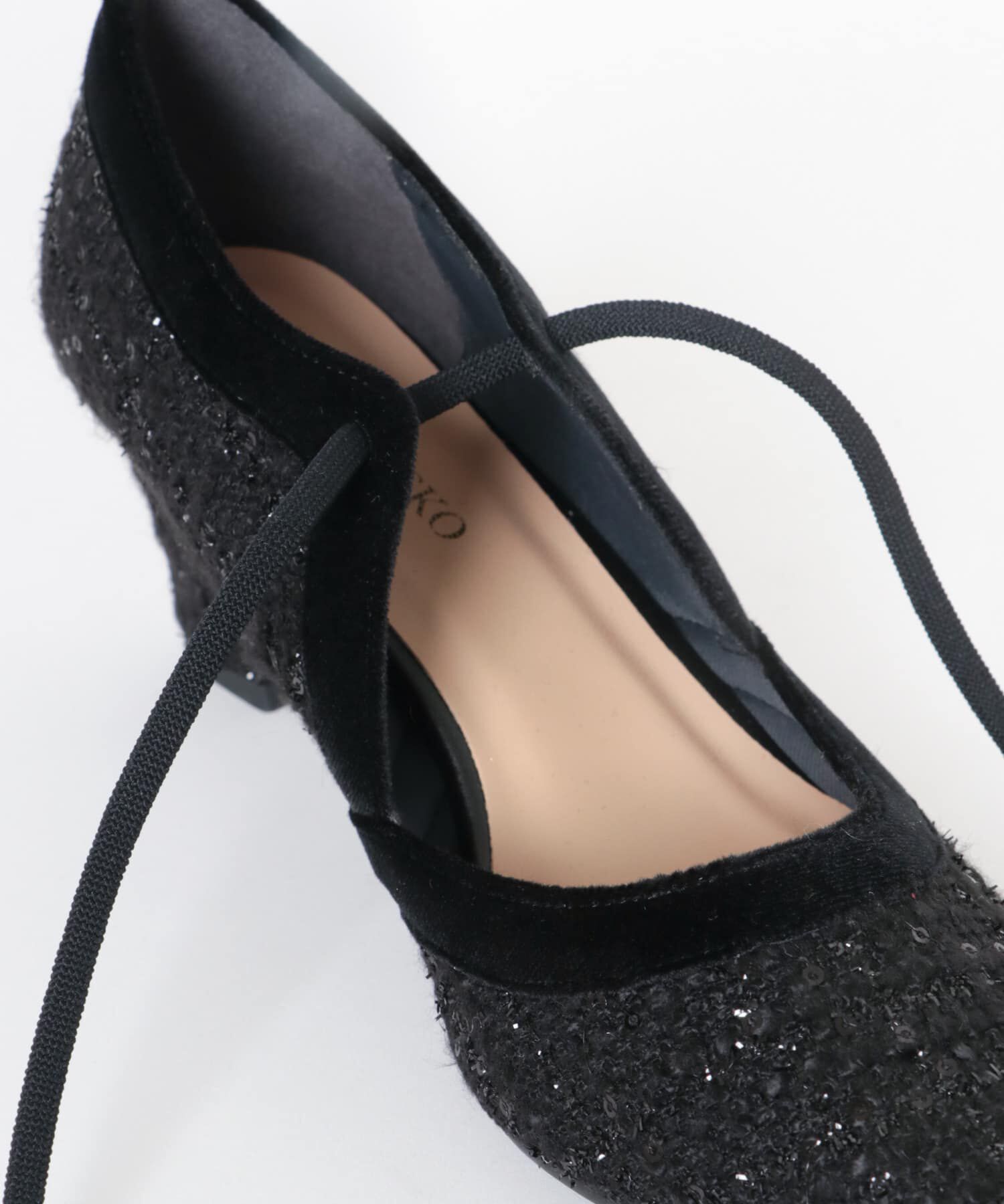 RODE SKO「『MADE IN JAPAN』チャンキーヒールリボンパンプス」|パンプス|