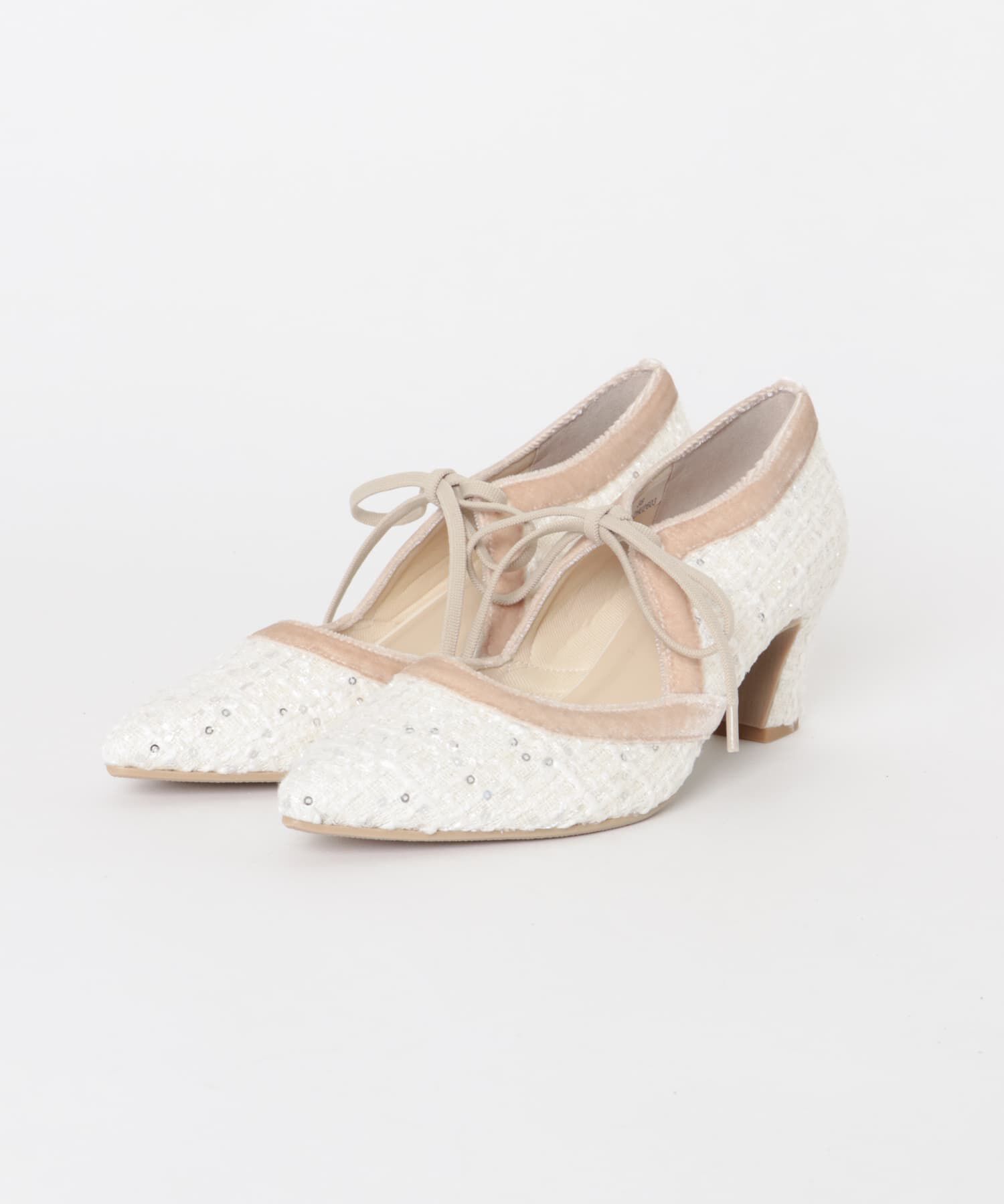 RODE SKO「『MADE IN JAPAN』チャンキーヒールリボンパンプス」|パンプス|