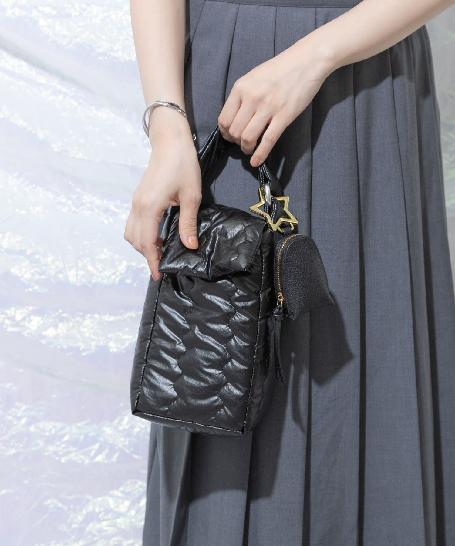 SMELLY「my Choeae quilt bag」|ハンドバッグ|