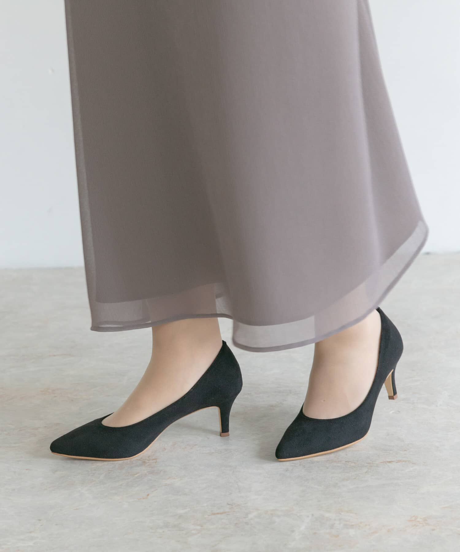 URBAN RESEARCH ROSSO「『MADE IN JAPAN』オリジナルスウェードパンプス」|パンプス|ブラック