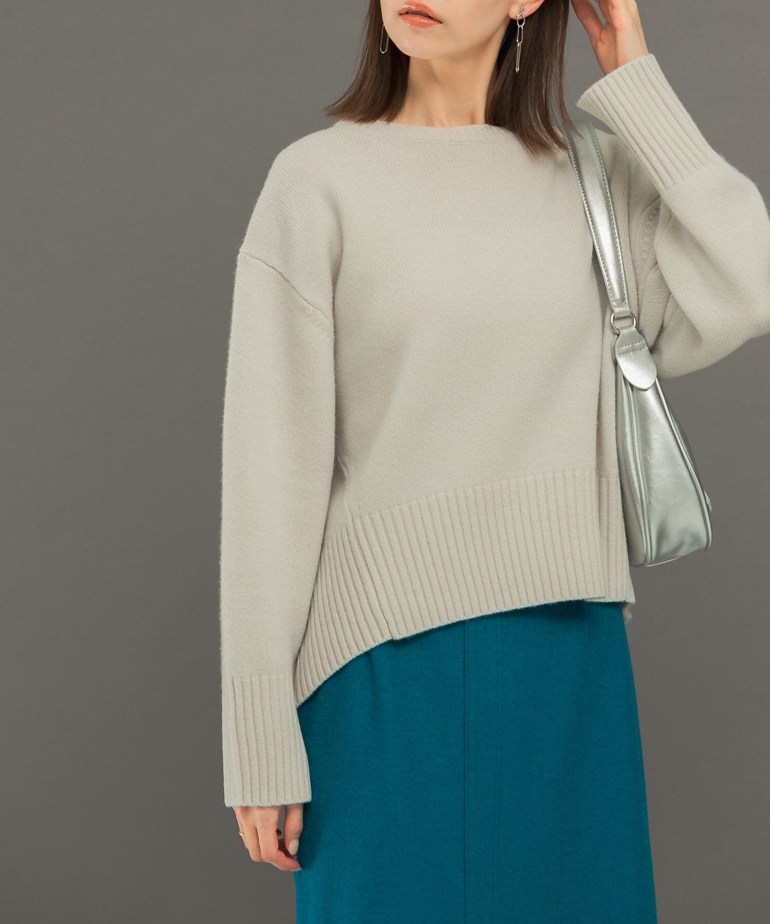 URBAN RESEARCH ROSSO「エクストラファインシームデザインニット」|ニット・セーター|