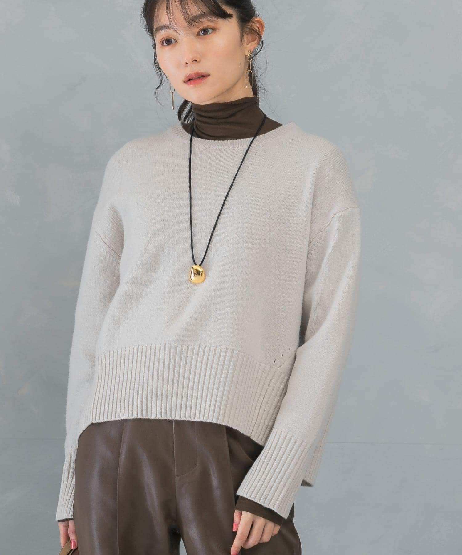 URBAN RESEARCH ROSSO「エクストラファインシームデザインニット」|ニット・セーター|