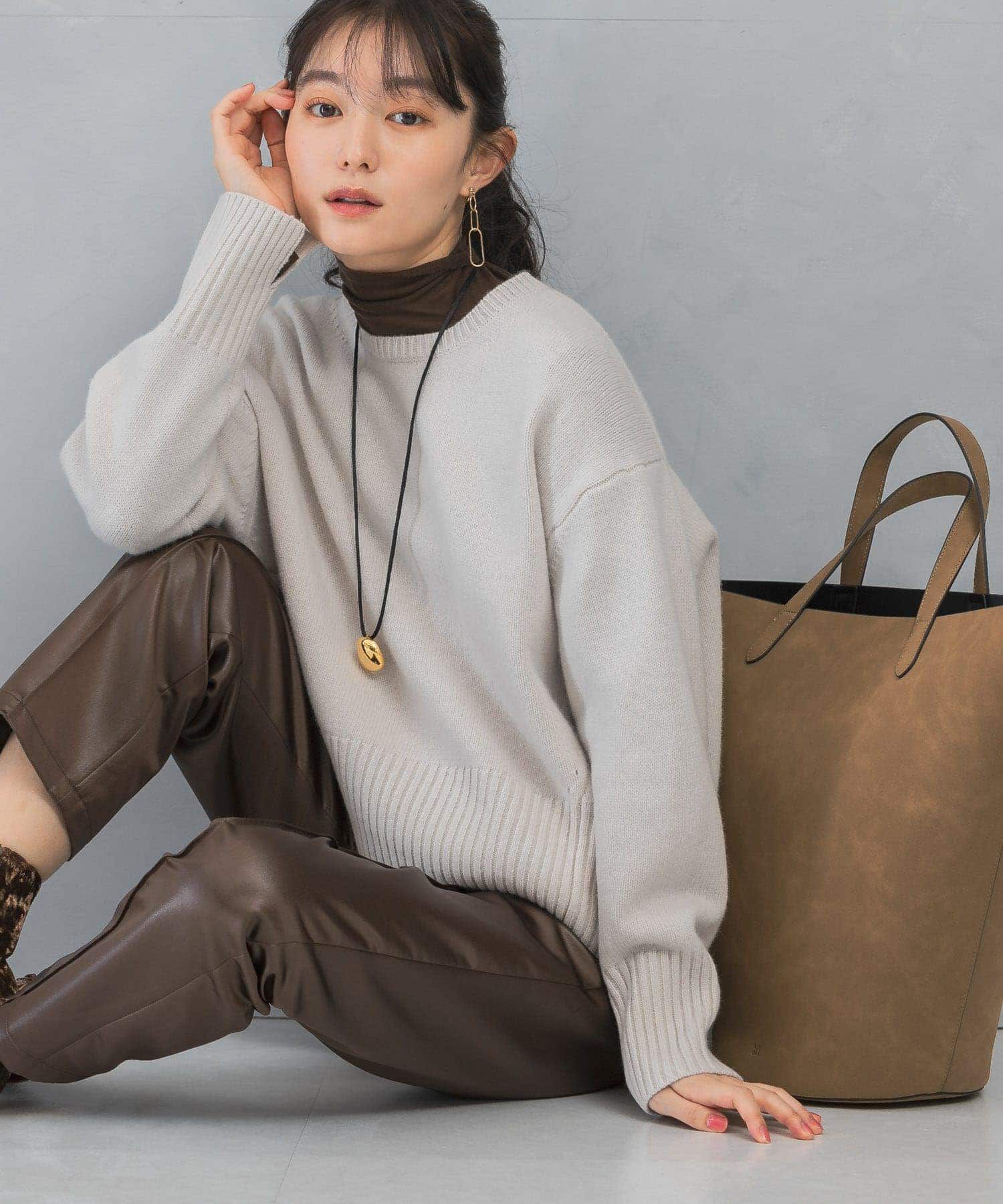 URBAN RESEARCH ROSSO「エクストラファインシームデザインニット」|ニット・セーター|