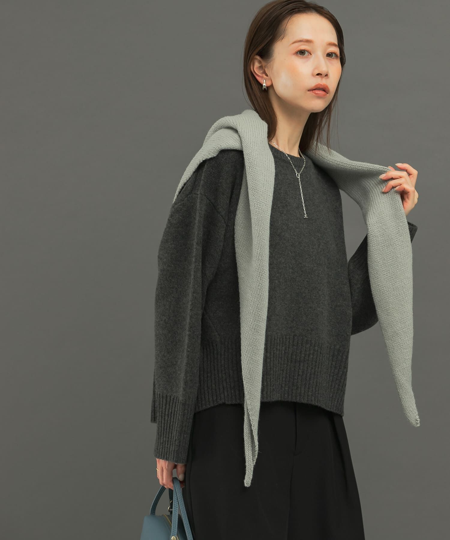 URBAN RESEARCH ROSSO「エクストラファインシームデザインニット」|ニット・セーター|