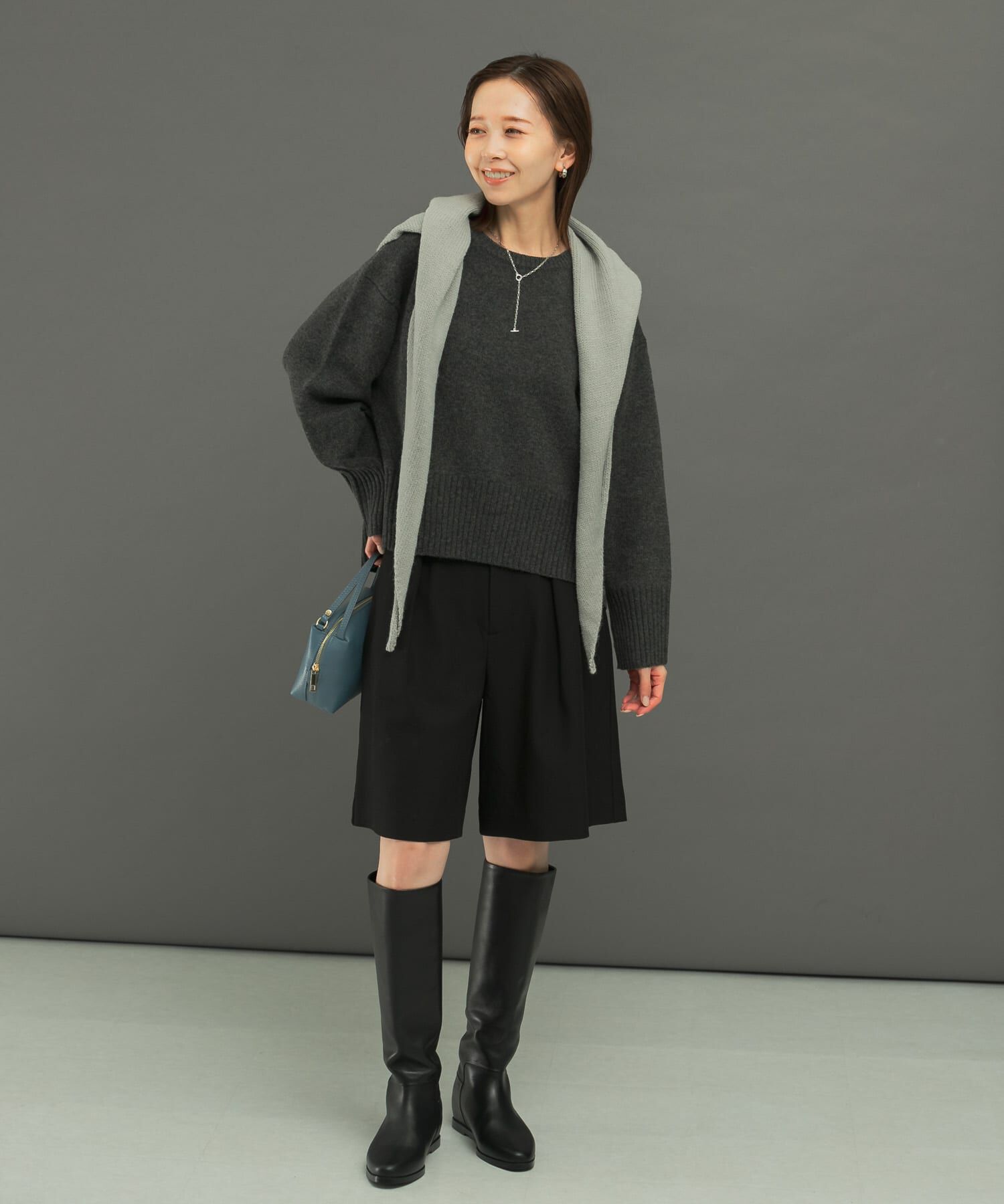 URBAN RESEARCH ROSSO「エクストラファインシームデザインニット」|ニット・セーター|