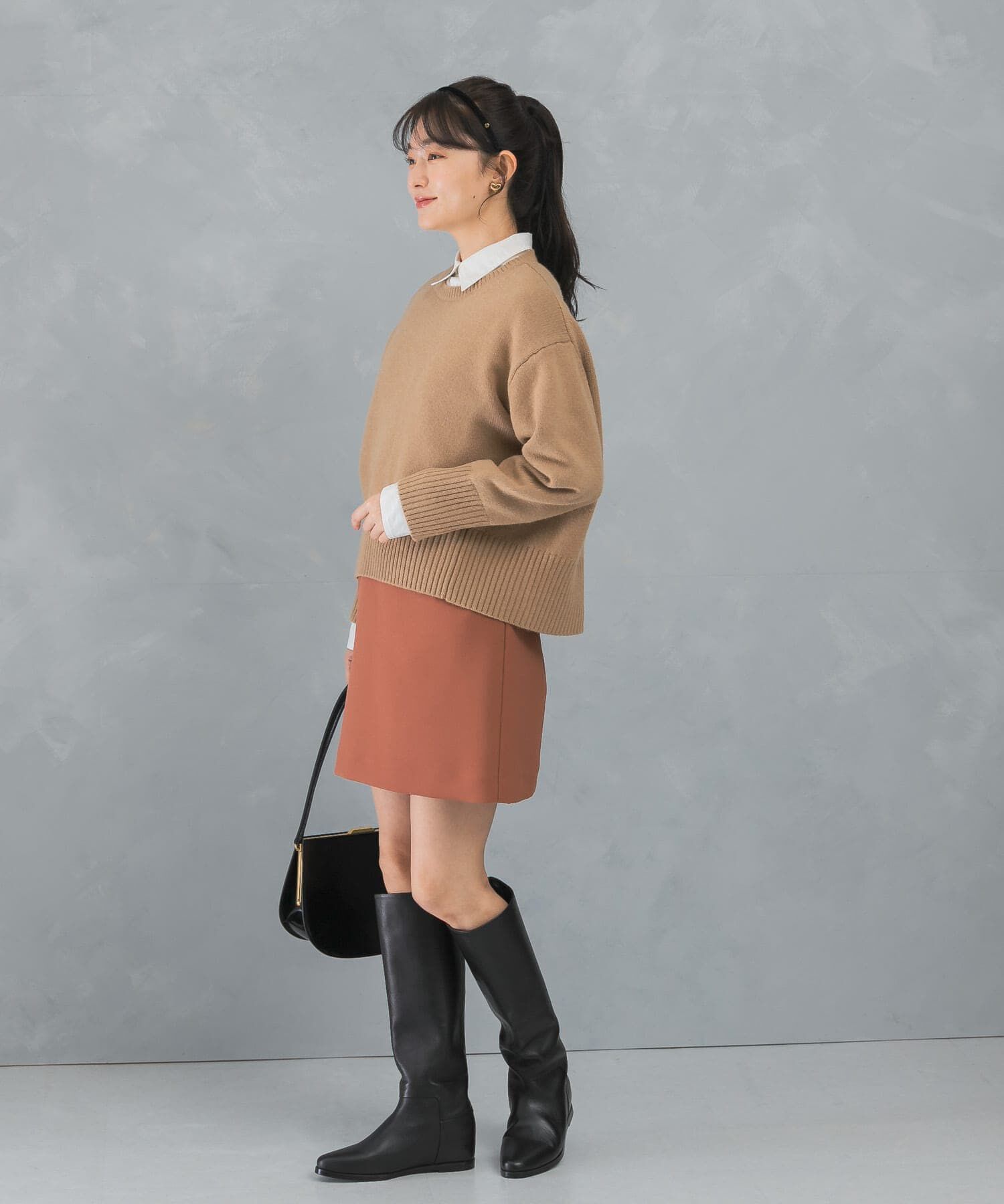 URBAN RESEARCH ROSSO「エクストラファインシームデザインニット」|ニット・セーター|