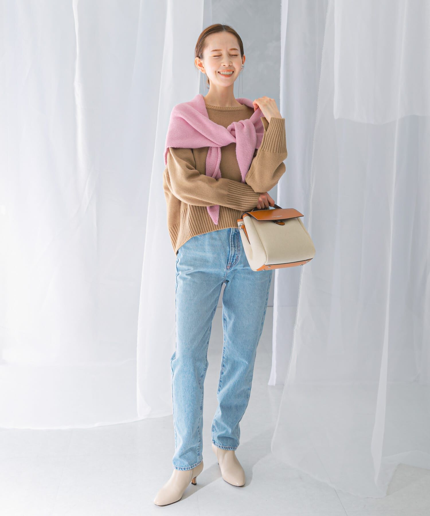 URBAN RESEARCH ROSSO「エクストラファインシームデザインニット」|ニット・セーター|