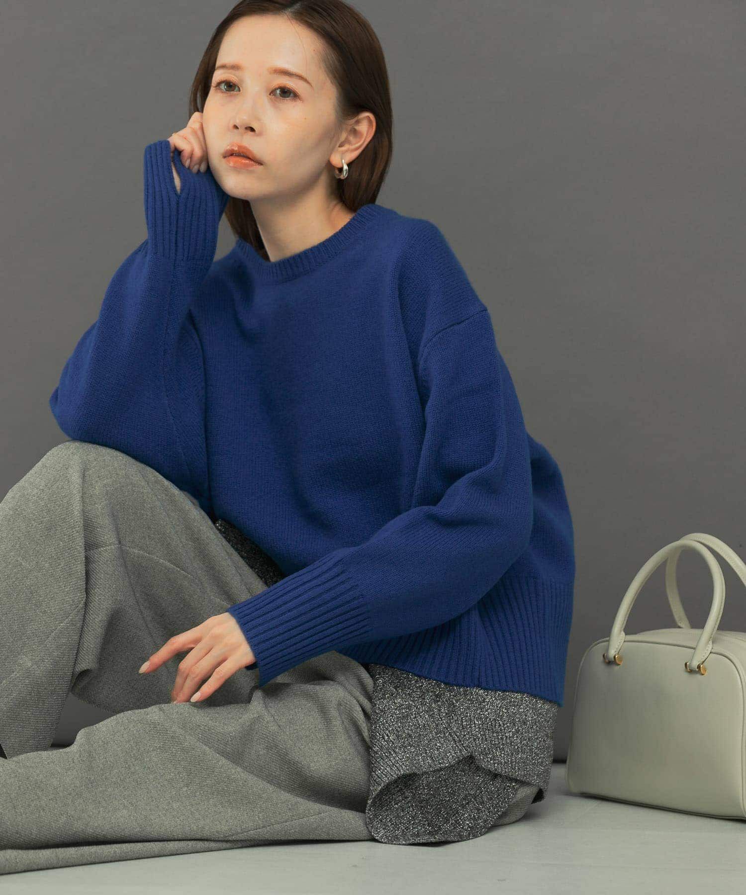 URBAN RESEARCH ROSSO「エクストラファインシームデザインニット」|ニット・セーター|