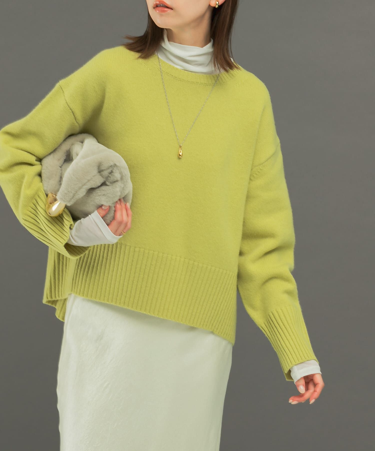 URBAN RESEARCH ROSSO「エクストラファインシームデザインニット」|ニット・セーター|