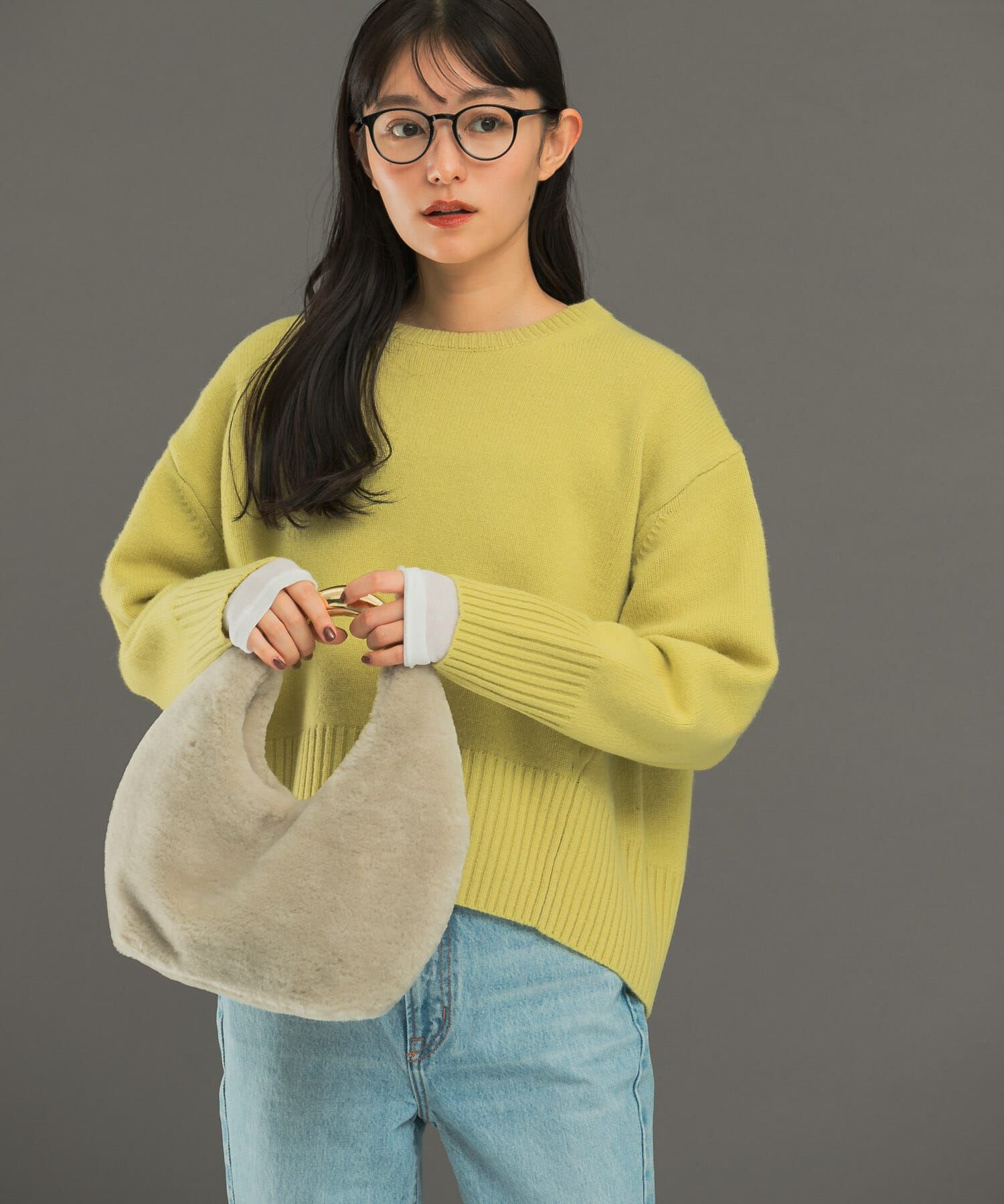 URBAN RESEARCH ROSSO「エクストラファインシームデザインニット」|ニット・セーター|